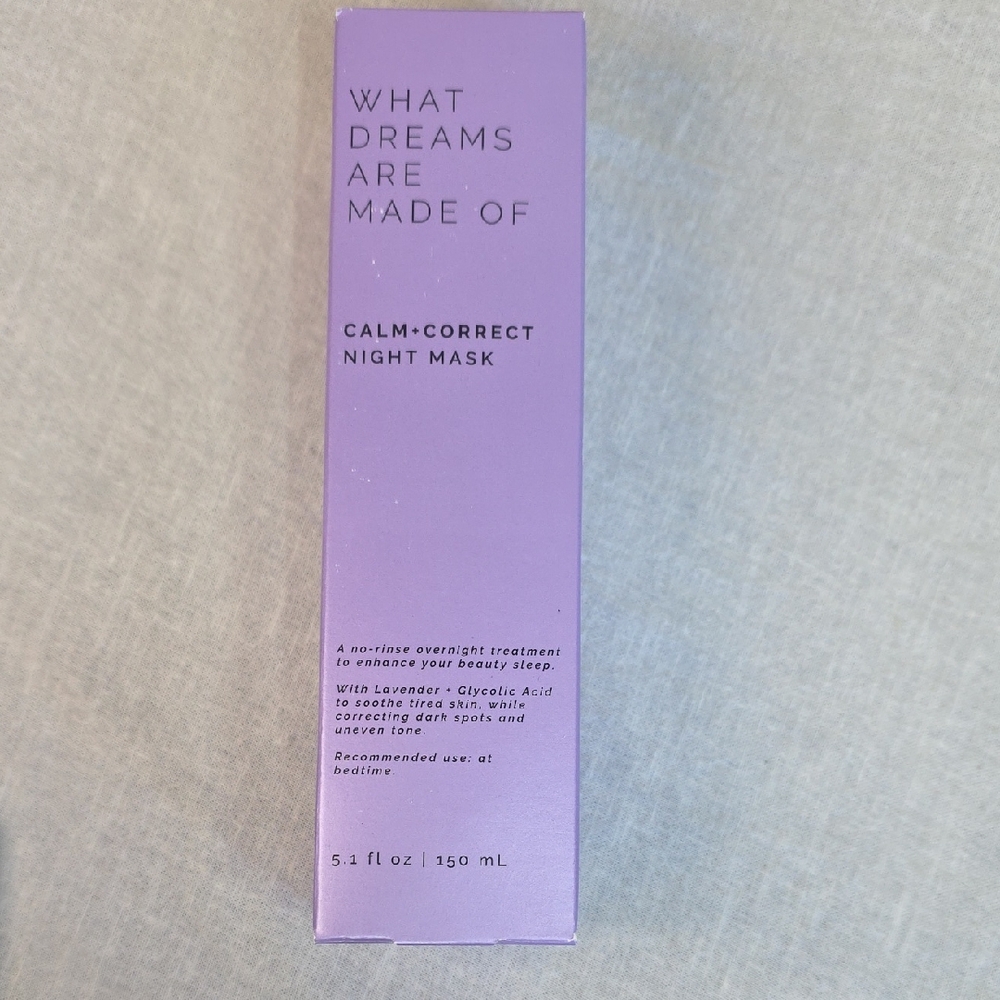 Sun + Moon What Dreams Are Made Of Calm + Correct Gel Night Mask